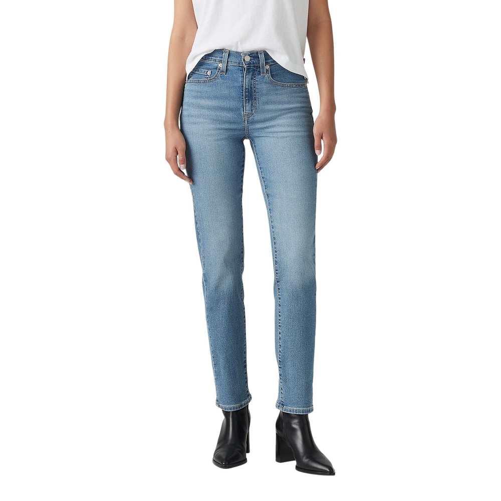 Levi's Light Blue Women's Straight Leg Jeans - Picture 1 of 5